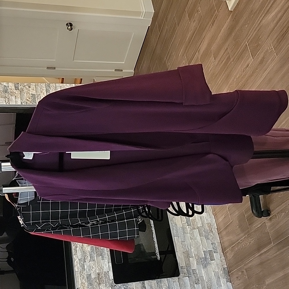NWT French Mauve Melanie Knit Tunic Blazer Size L